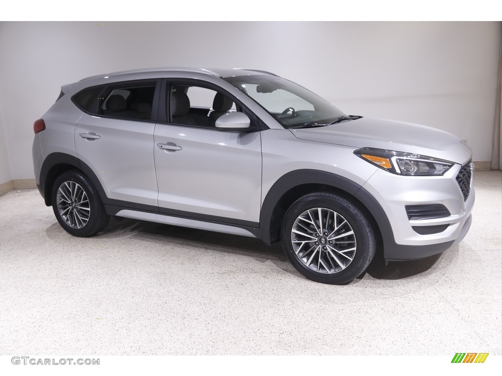Stellar Silver 2020 Hyundai Tucson SEL AWD Exterior Photo #145999801