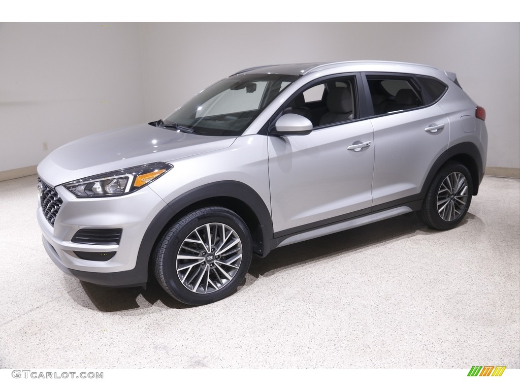 Stellar Silver 2020 Hyundai Tucson SEL AWD Exterior Photo #145999849