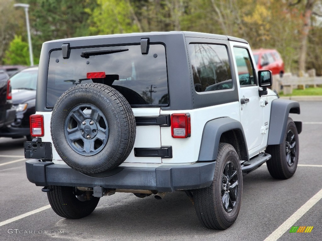 2017 Wrangler Sport 4x4 - Bright White / Black photo #4