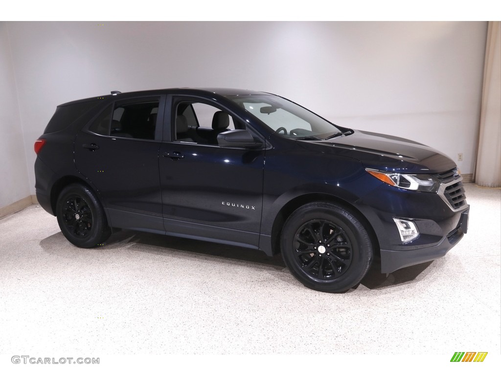 2020 Equinox LS - Midnight Blue Metallic / Ash Gray photo #1