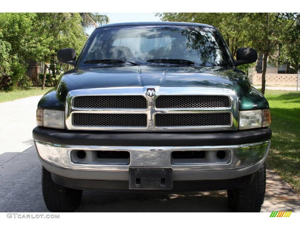 2001 Ram 1500 SLT Club Cab 4x4 - Forest Green Pearl / Mist Gray photo #19