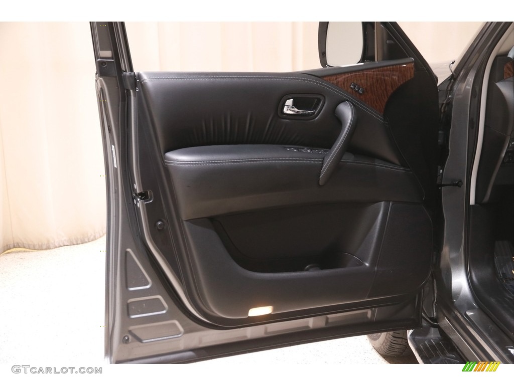 2019 Armada Platinum 4x4 - Gun Metallic / Charcoal photo #4