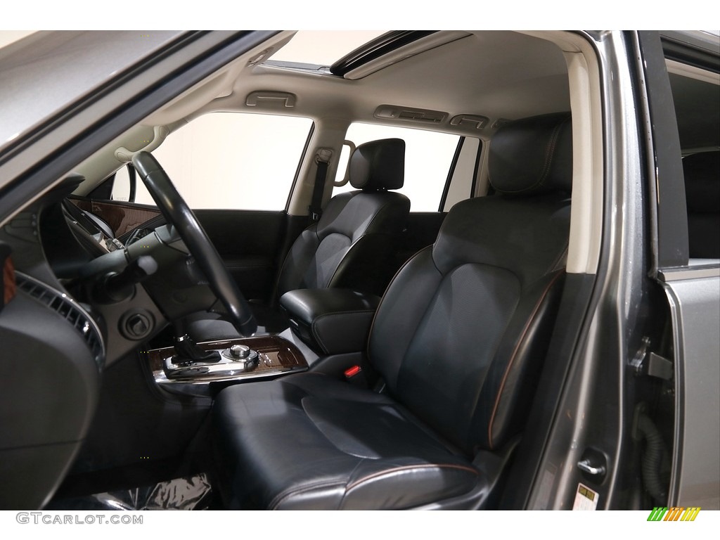 2019 Armada Platinum 4x4 - Gun Metallic / Charcoal photo #5