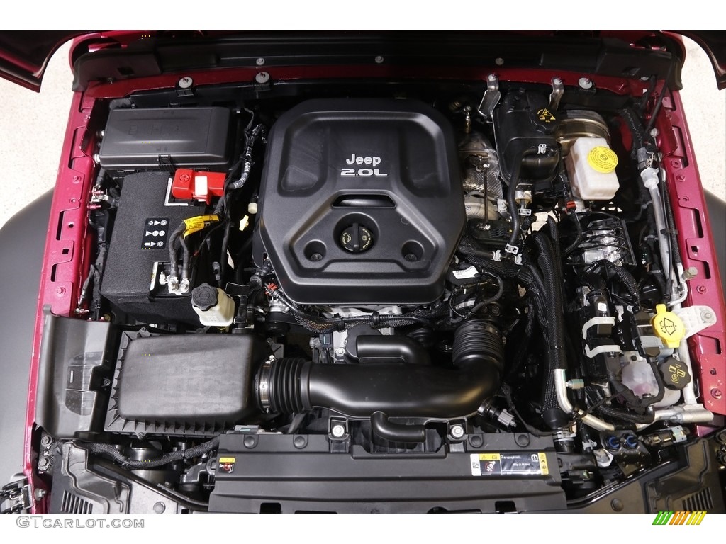 2022 Jeep Wrangler Unlimited Sport 4x4 2.0 Liter Turbocharged DOHC 16-Valve VVT 4 Cylinder Engine Photo #146000851