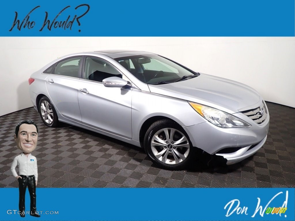 2013 Sonata Limited - Radiant Silver / Black photo #1