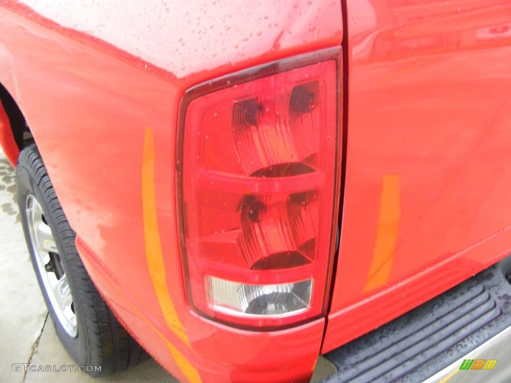 2005 Ram 1500 SLT Quad Cab - Flame Red / Dark Slate Gray photo #16