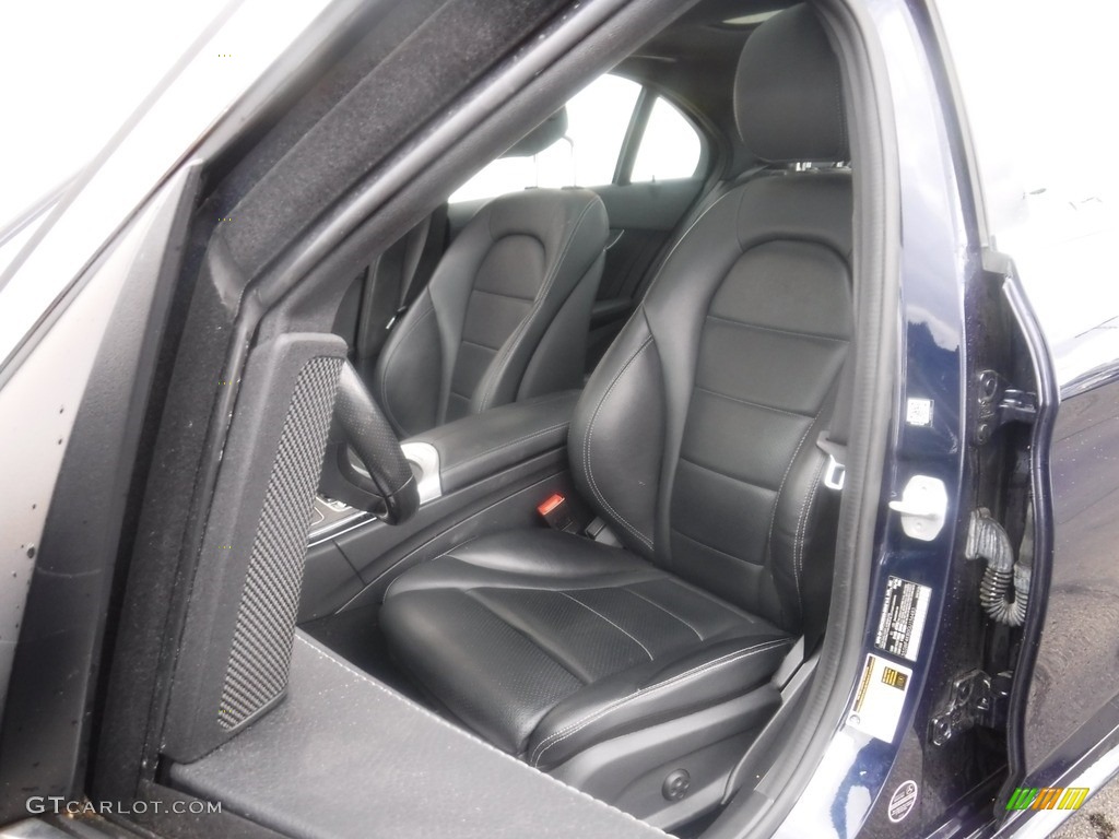 2016 C 300 4Matic Sedan - Lunar Blue Metallic / Black photo #14