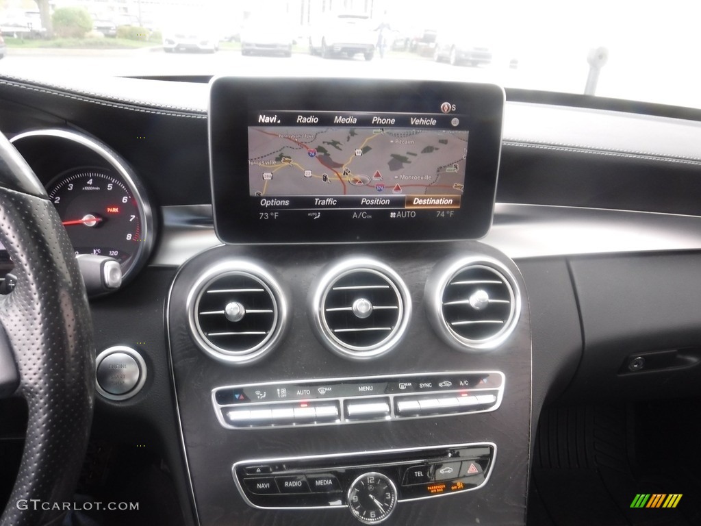 2016 C 300 4Matic Sedan - Lunar Blue Metallic / Black photo #16