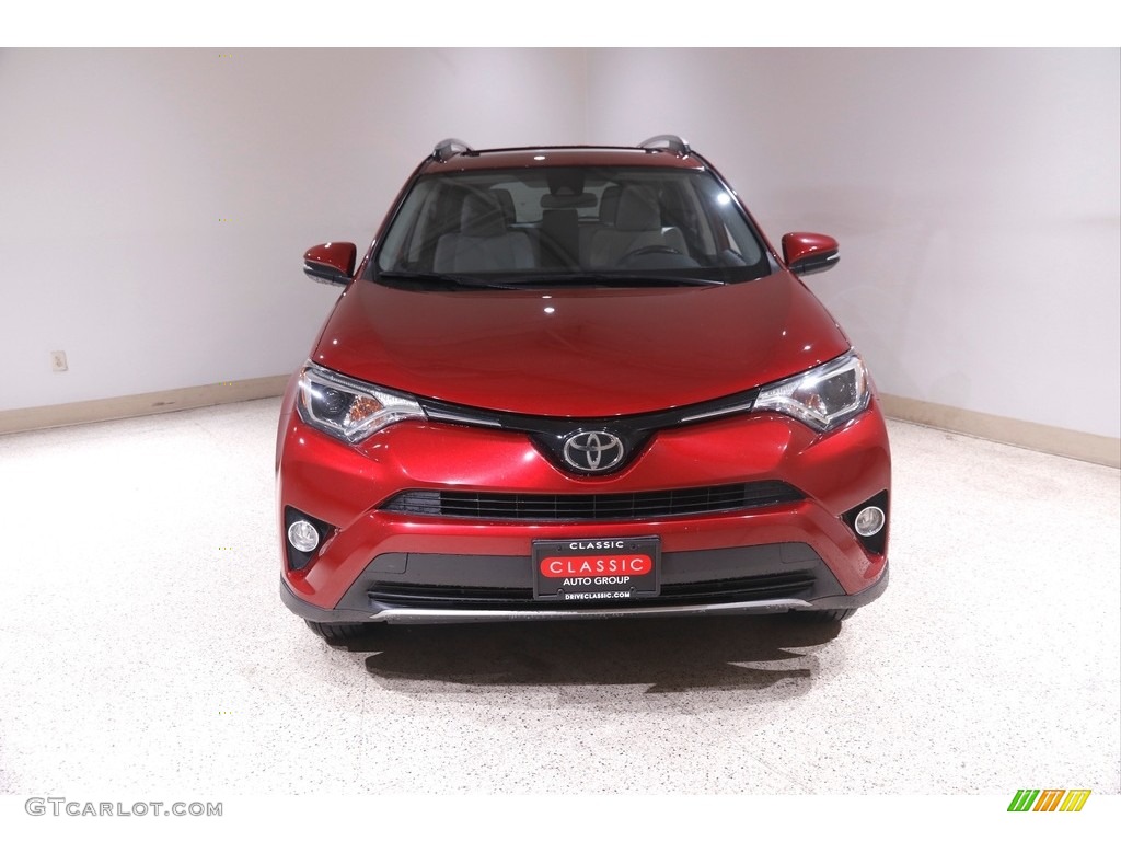 2018 RAV4 XLE AWD - Ruby Flare Pearl / Ash photo #2