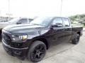 Diamond Black Crystal Pearl - 1500 Big Horn Night Edition Quad Cab 4x4 Photo No. 1