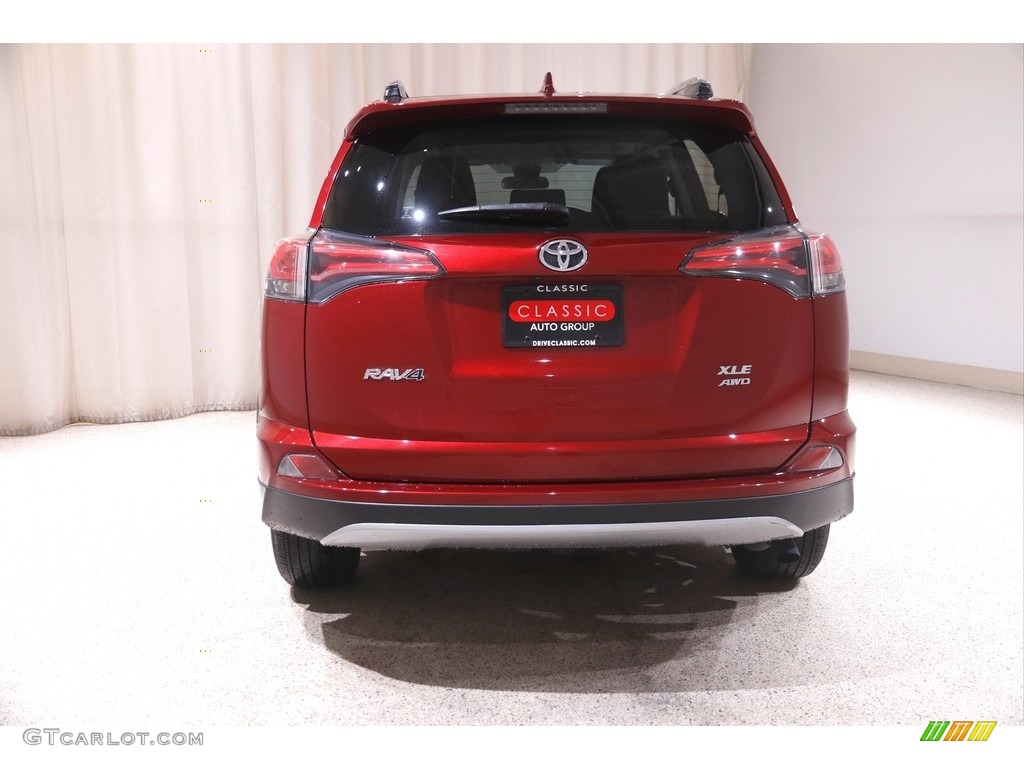 2018 RAV4 XLE AWD - Ruby Flare Pearl / Ash photo #18