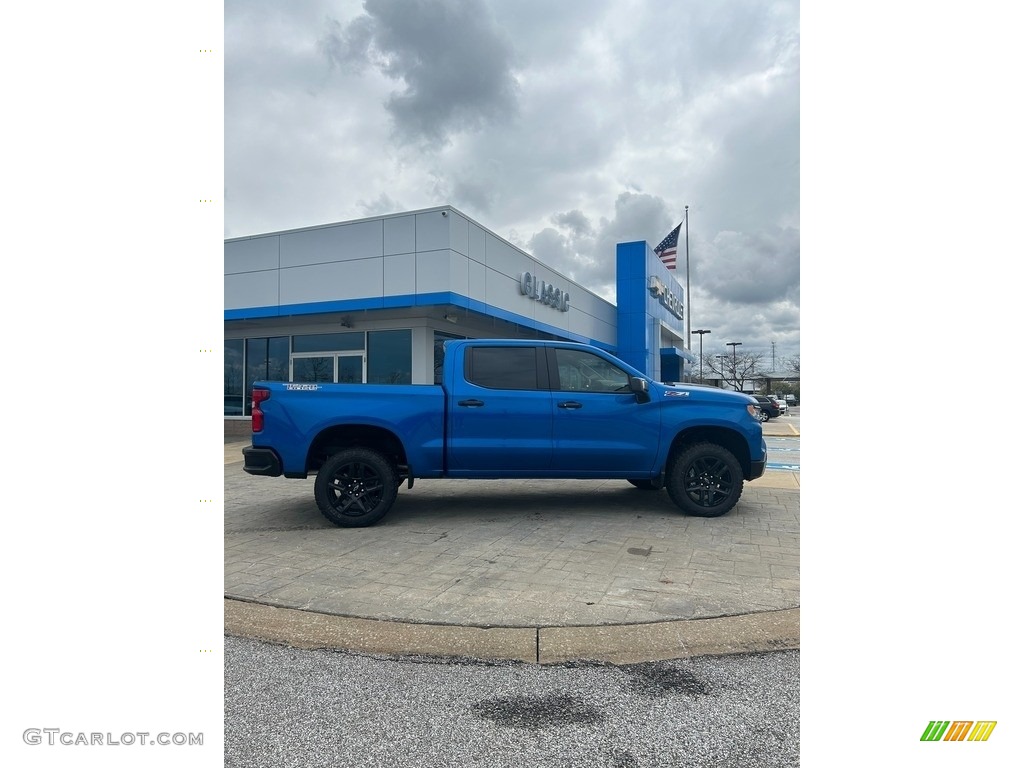 2023 Silverado 1500 LT Trail Boss Crew Cab 4x4 - Glacier Blue Metallic / Jet Black photo #1