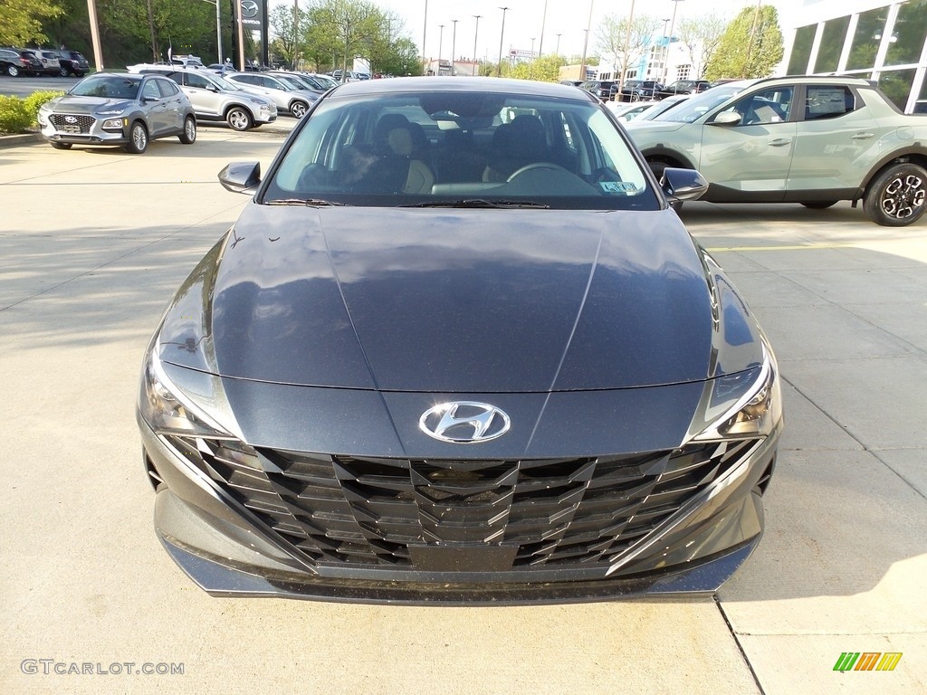 2023 Elantra SEL - Portofino Gray / Black photo #7