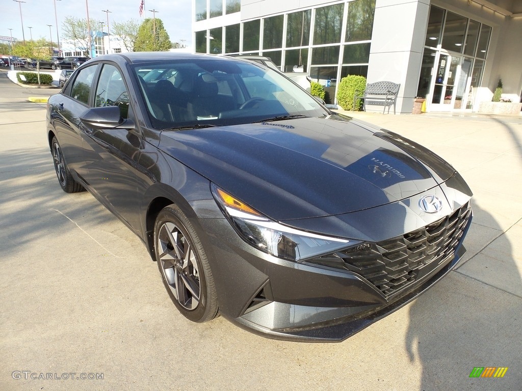 2023 Elantra SEL - Portofino Gray / Black photo #8