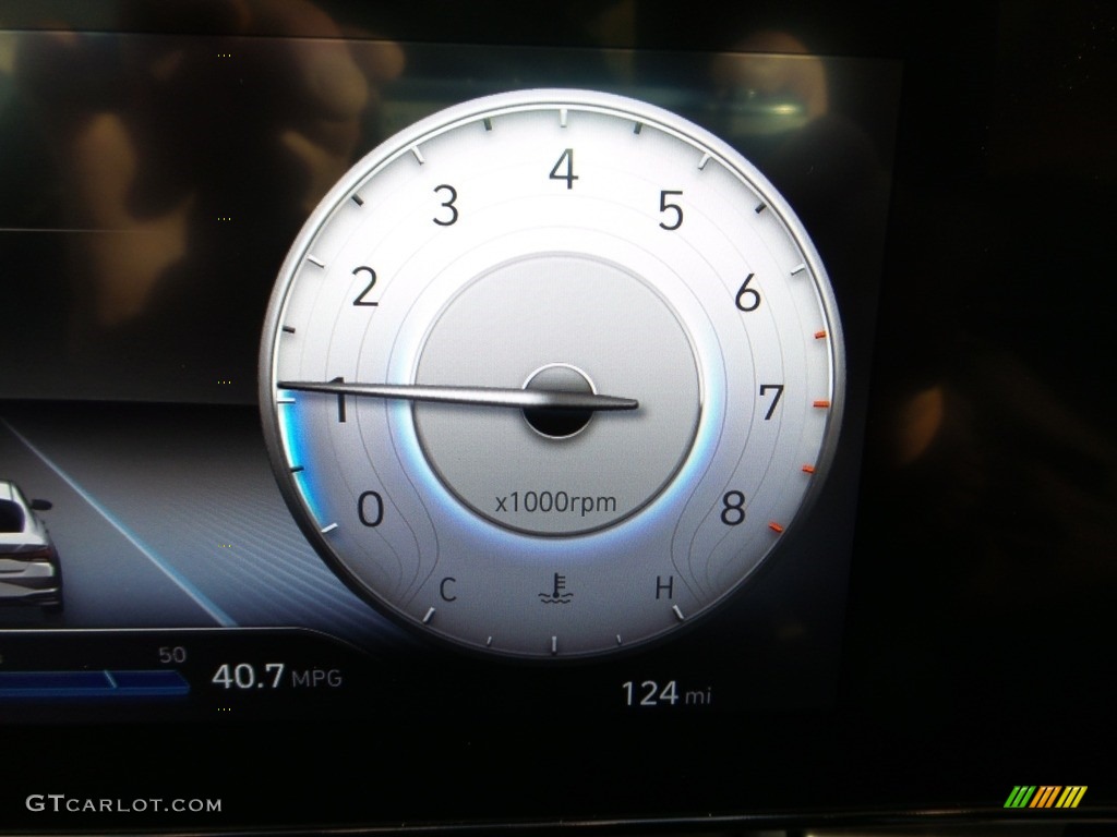 2023 Elantra SEL - Portofino Gray / Black photo #19