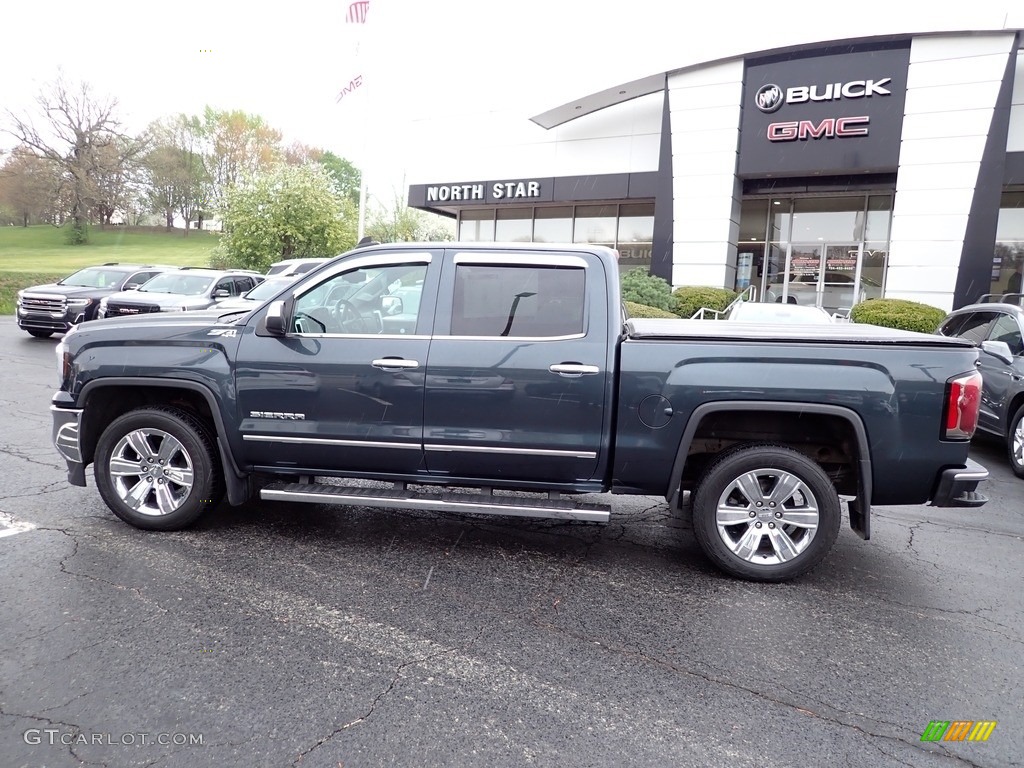 2017 Sierra 1500 SLT Crew Cab 4WD - Dark Slate Metallic / Jet Black photo #2