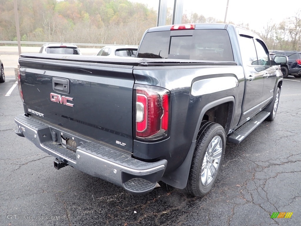 2017 Sierra 1500 SLT Crew Cab 4WD - Dark Slate Metallic / Jet Black photo #6