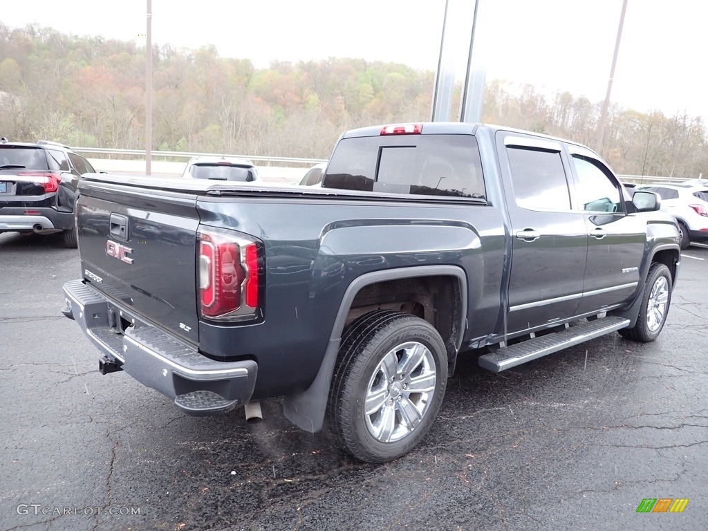 2017 Sierra 1500 SLT Crew Cab 4WD - Dark Slate Metallic / Jet Black photo #7