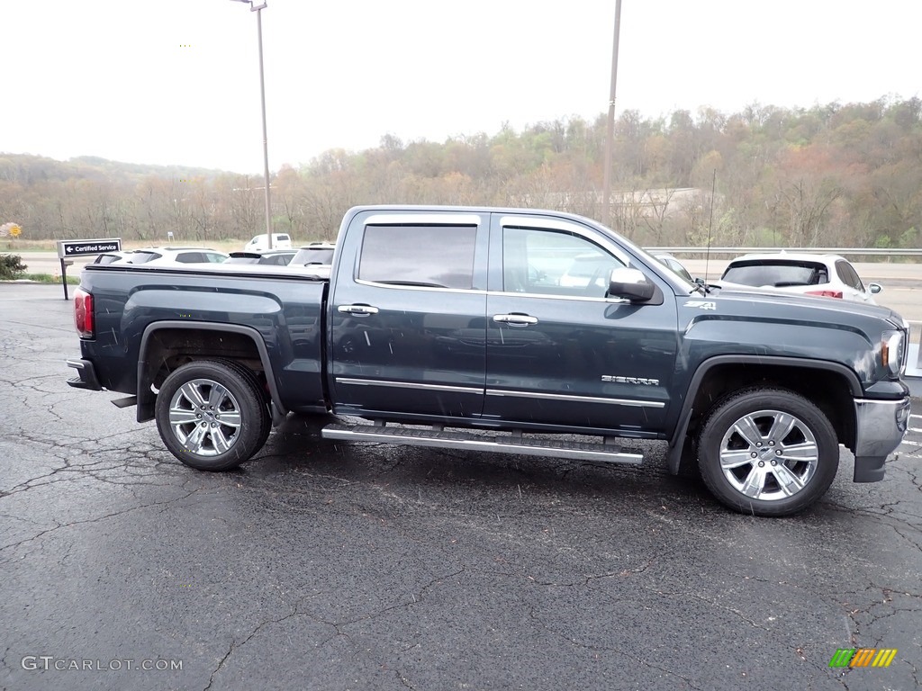 2017 Sierra 1500 SLT Crew Cab 4WD - Dark Slate Metallic / Jet Black photo #8