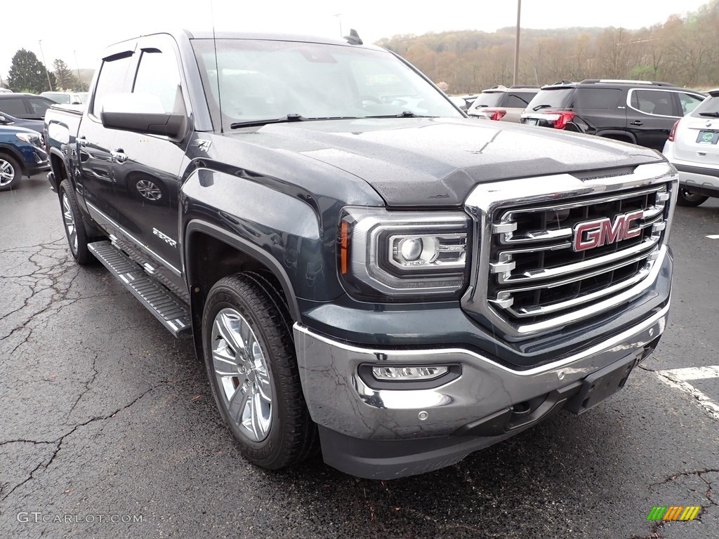 2017 Sierra 1500 SLT Crew Cab 4WD - Dark Slate Metallic / Jet Black photo #10