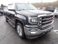 2017 Dark Slate Metallic GMC Sierra 1500 SLT Crew Cab 4WD  photo #10