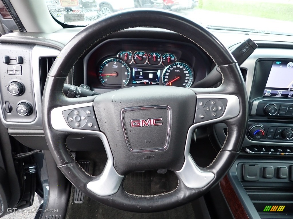 2017 Sierra 1500 SLT Crew Cab 4WD - Dark Slate Metallic / Jet Black photo #28