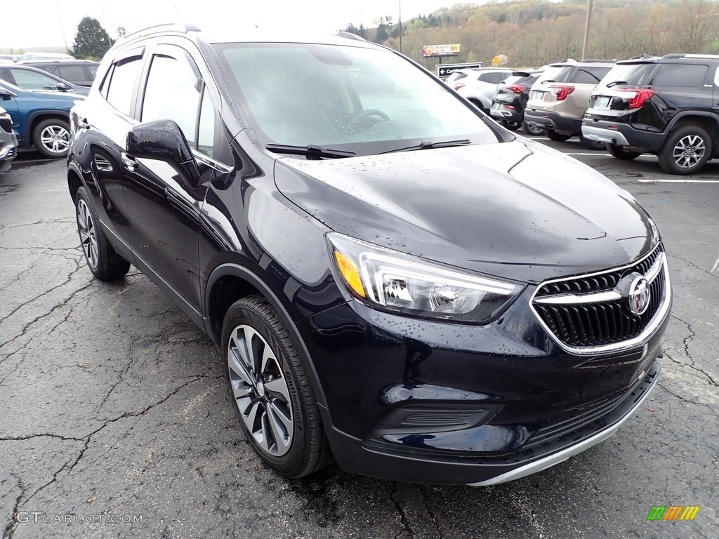 2021 Encore Preferred AWD - Dark Moon Blue Metallic / Ebony photo #10