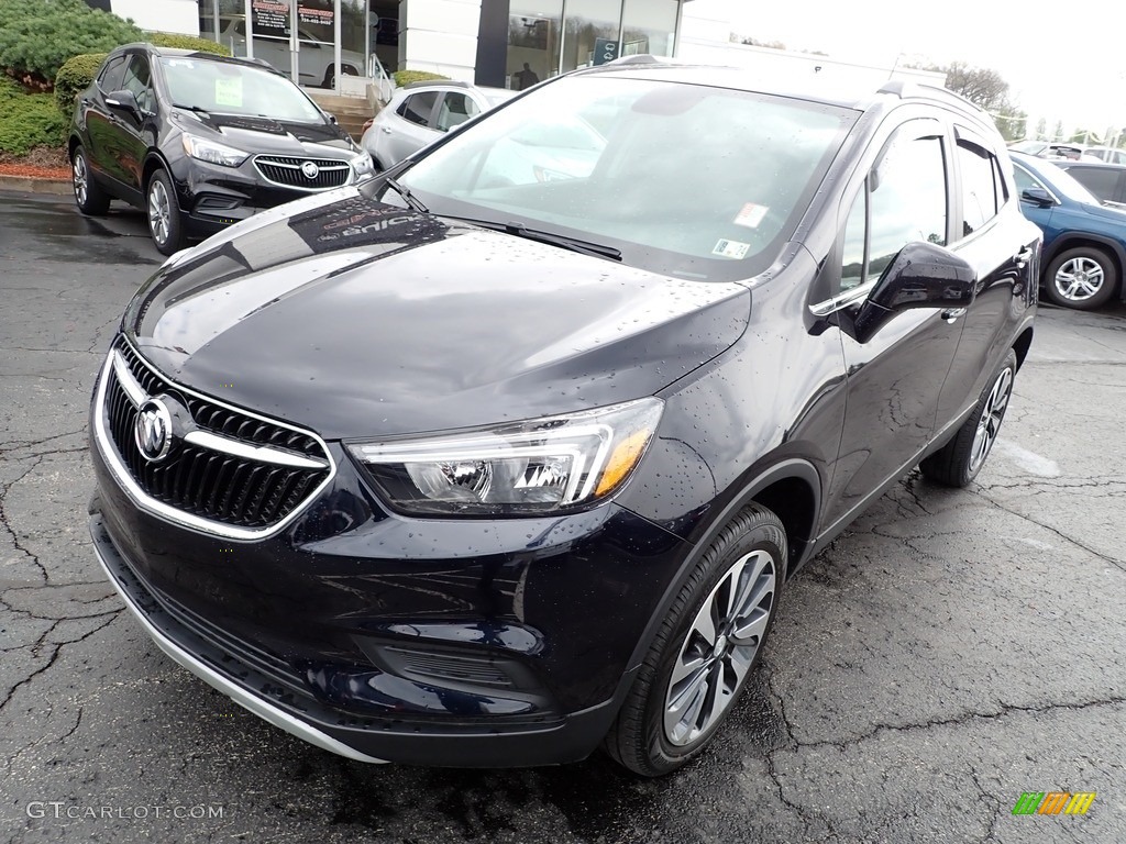 2021 Encore Preferred AWD - Dark Moon Blue Metallic / Ebony photo #12