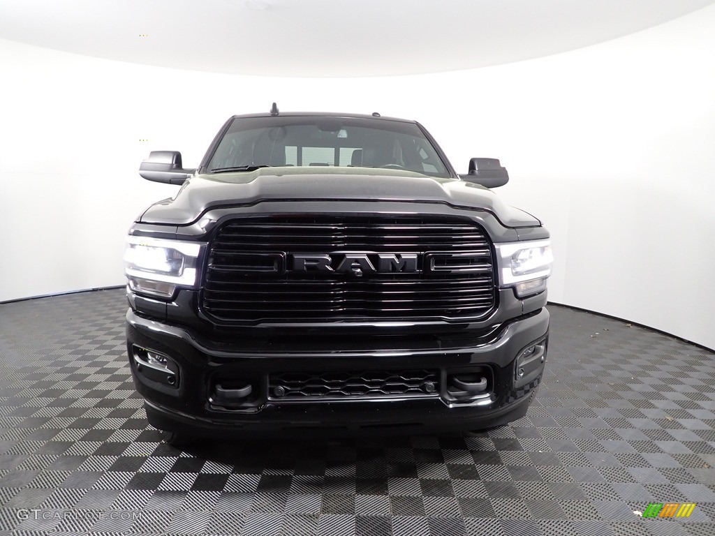 2021 3500 Laramie Crew Cab 4x4 - Black / Black photo #7