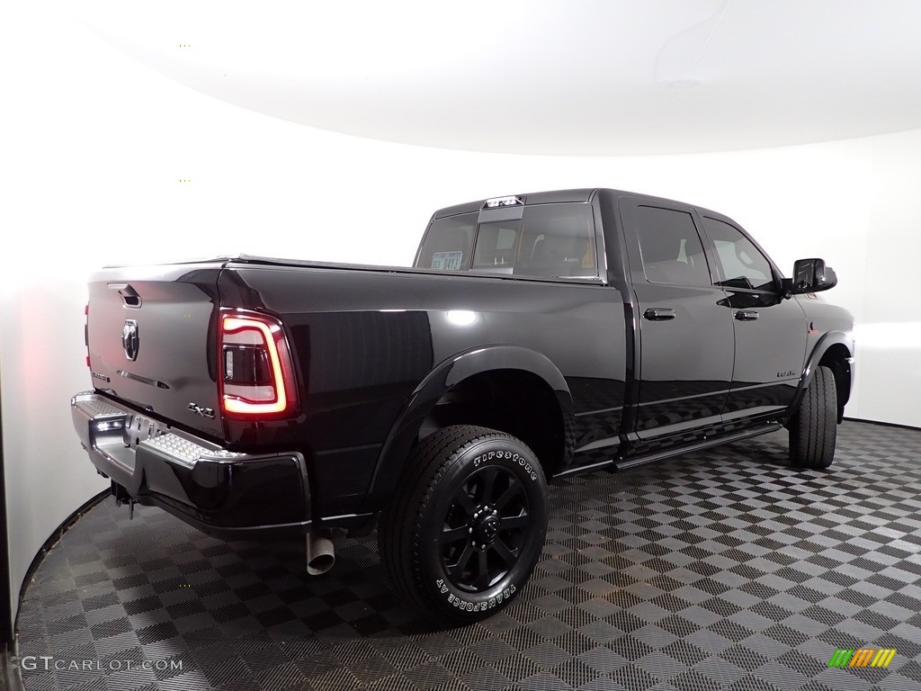 2021 3500 Laramie Crew Cab 4x4 - Black / Black photo #13