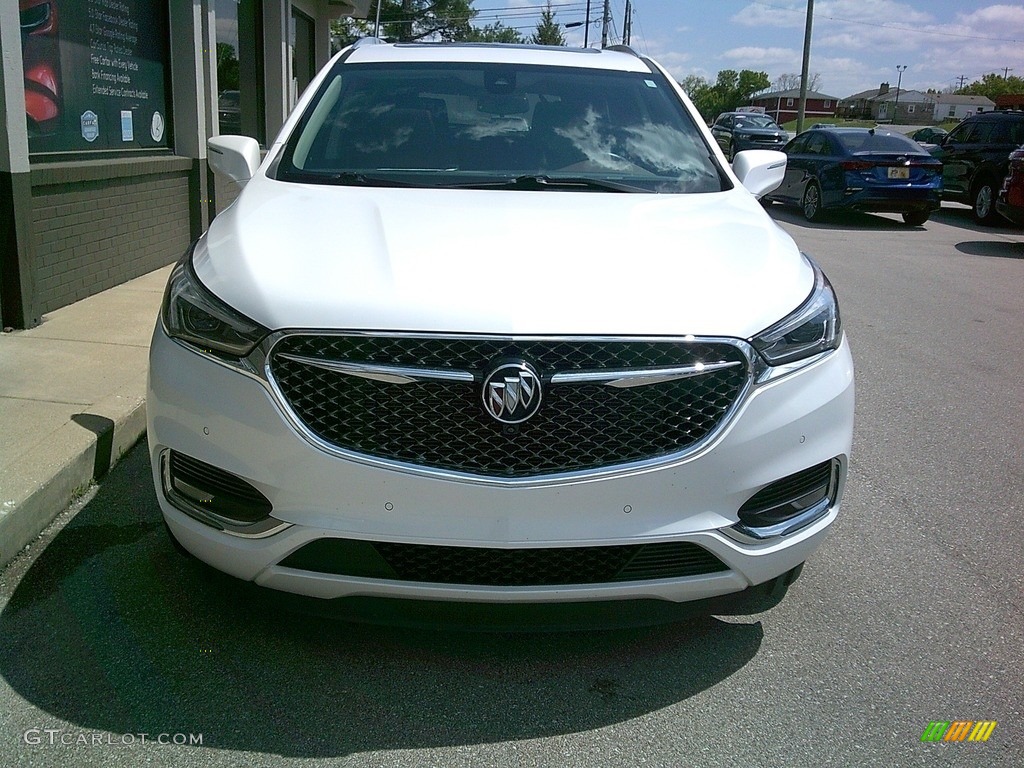 2020 Enclave Avenir AWD - White Frost Tricoat / Chestnut photo #9