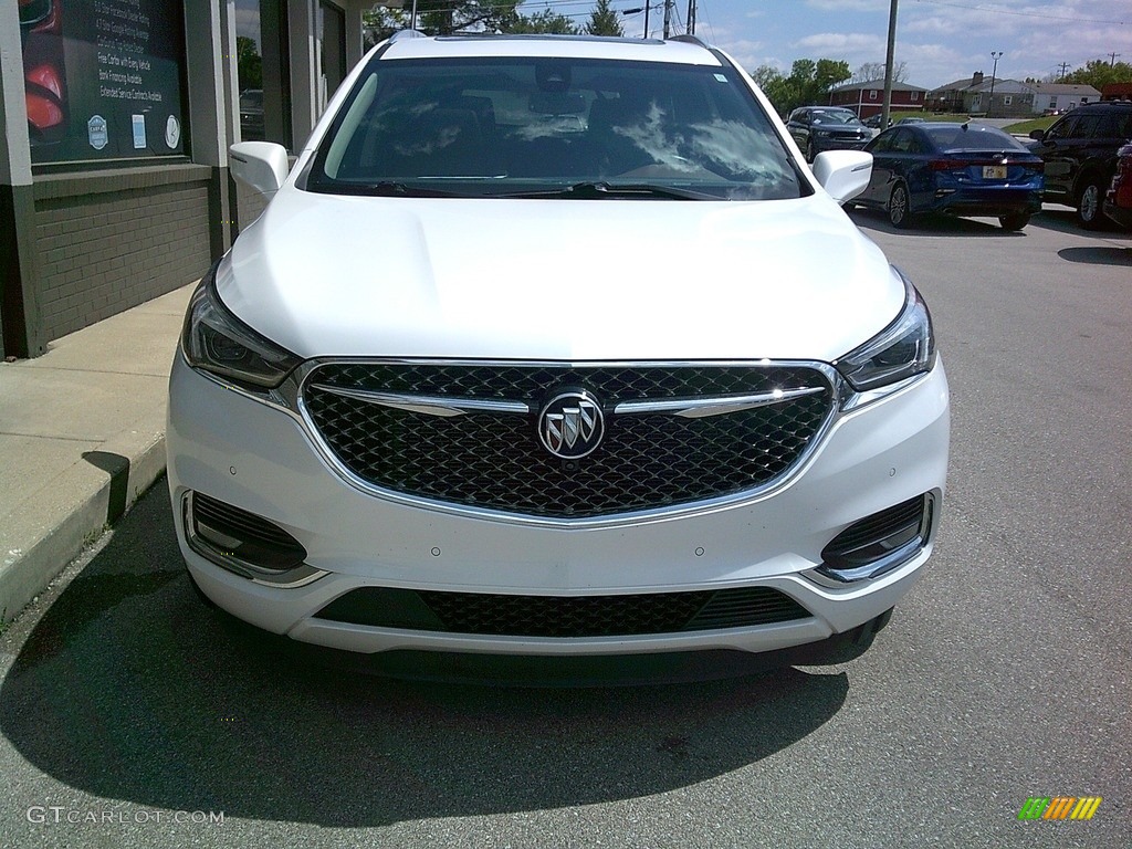 2020 Enclave Avenir AWD - White Frost Tricoat / Chestnut photo #10