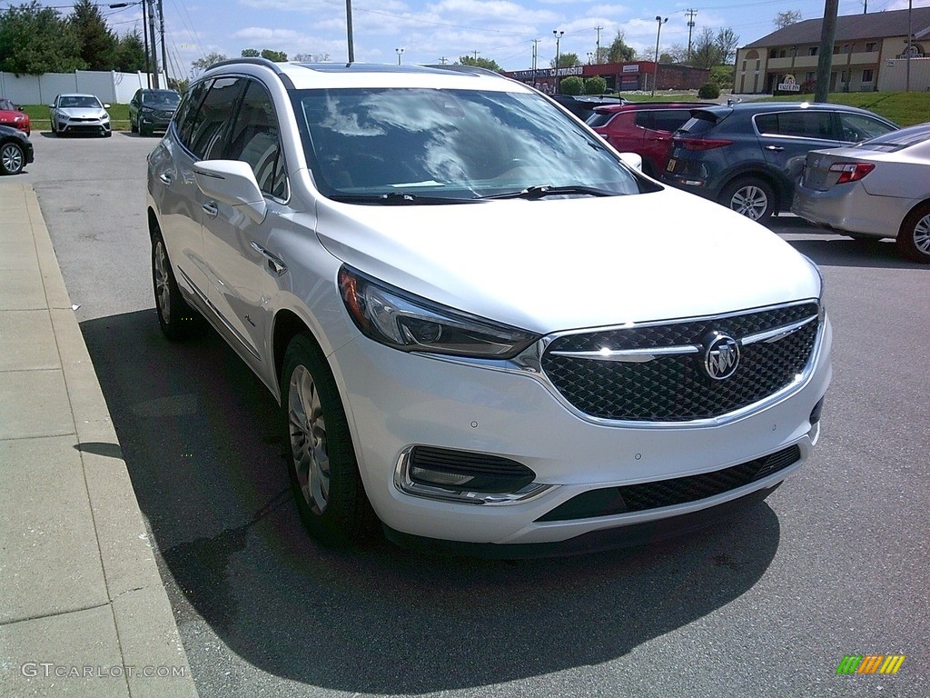 2020 Enclave Avenir AWD - White Frost Tricoat / Chestnut photo #49