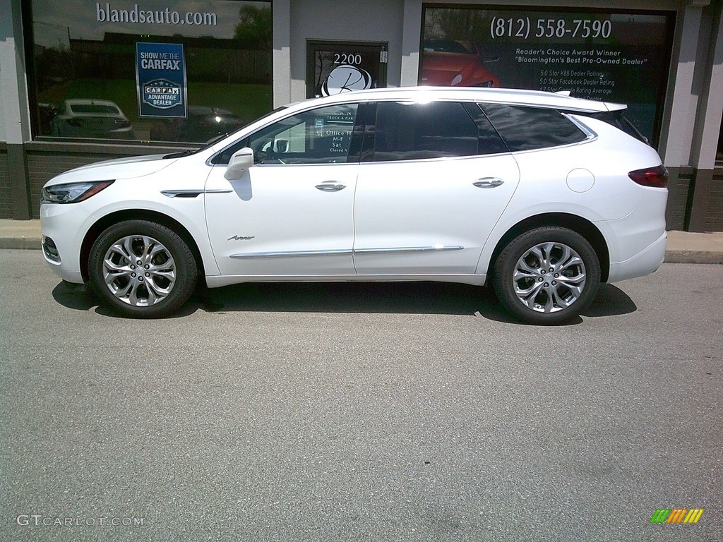 2020 Enclave Avenir AWD - White Frost Tricoat / Chestnut photo #52