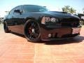 2008 Brilliant Black Crystal Pearl Dodge Charger SRT-8  photo #19