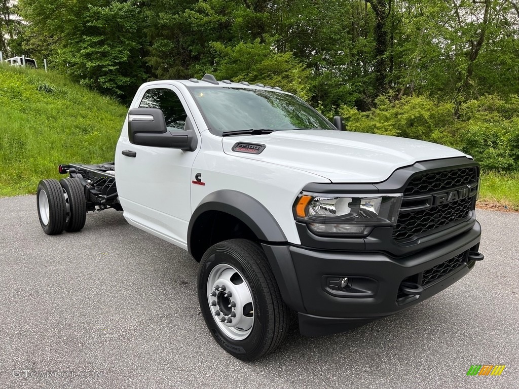 Bright White 2023 Ram 4500 Tradesman Regular Cab Chassis Exterior Photo #146008714