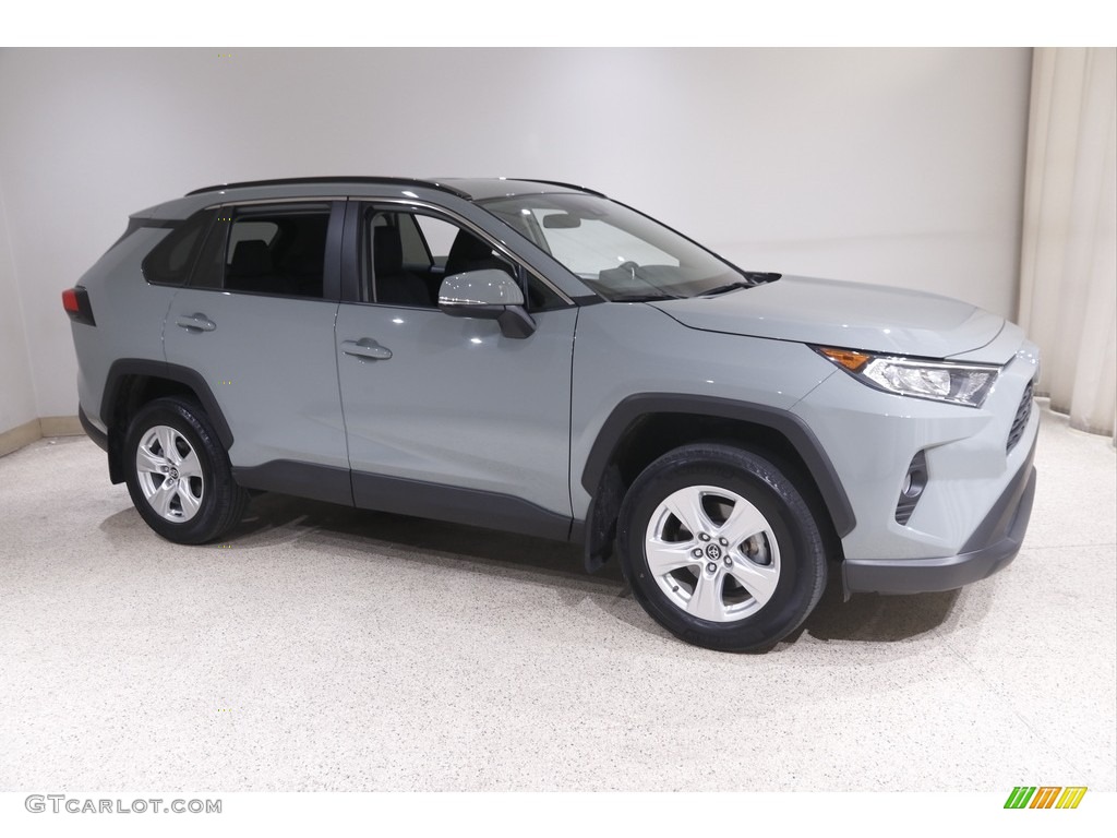 2020 RAV4 XLE AWD - Lunar Rock / Black photo #1