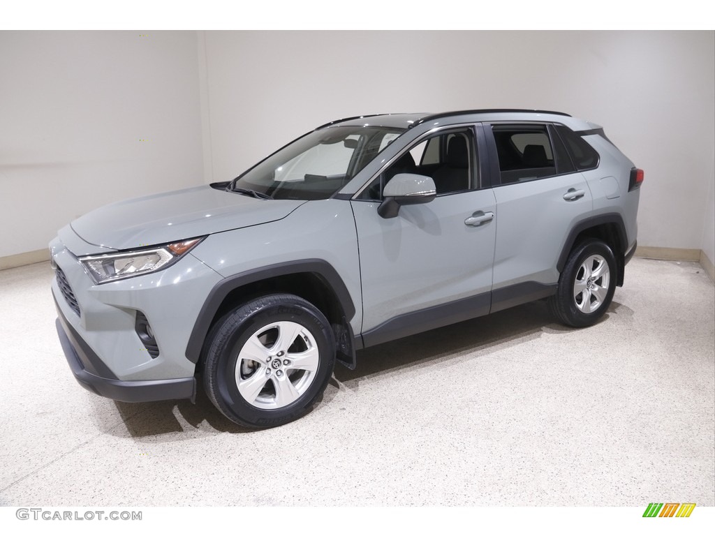 2020 RAV4 XLE AWD - Lunar Rock / Black photo #3