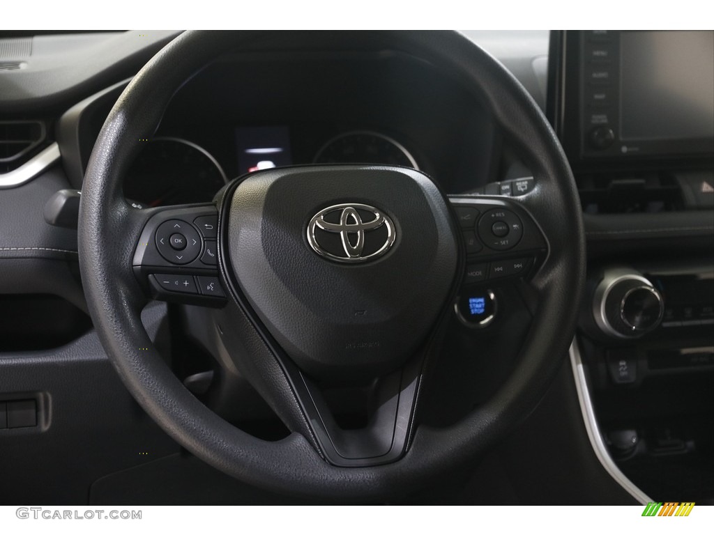 2020 RAV4 XLE AWD - Lunar Rock / Black photo #7