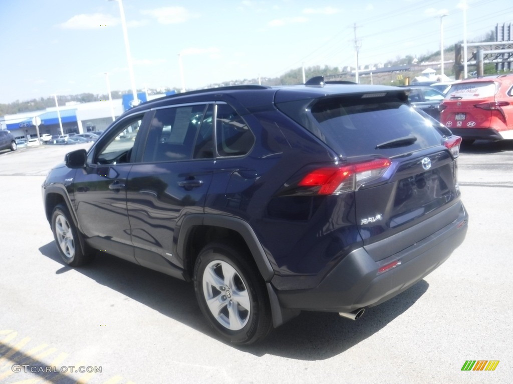 2021 RAV4 XLE AWD Hybrid - Blueprint / Black photo #10