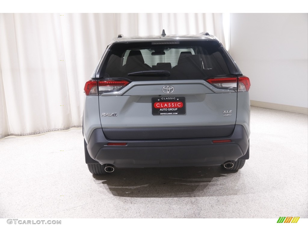 2020 RAV4 XLE AWD - Lunar Rock / Black photo #17