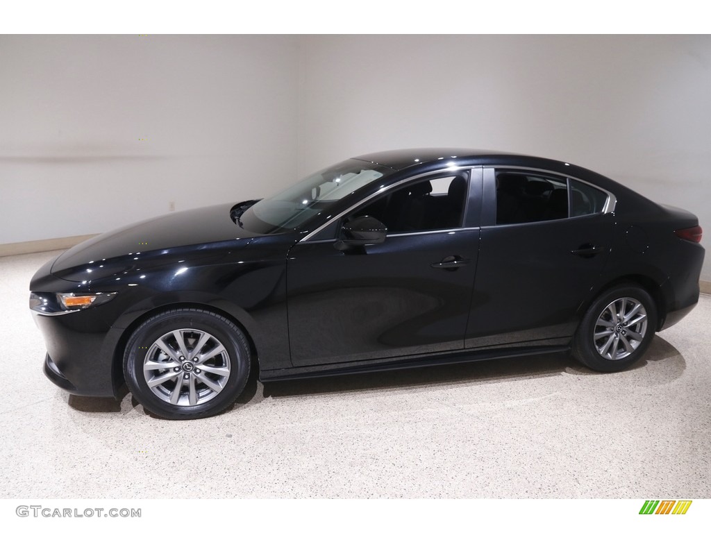 2020 MAZDA3 Sedan - Jet Black Mica / Black photo #3