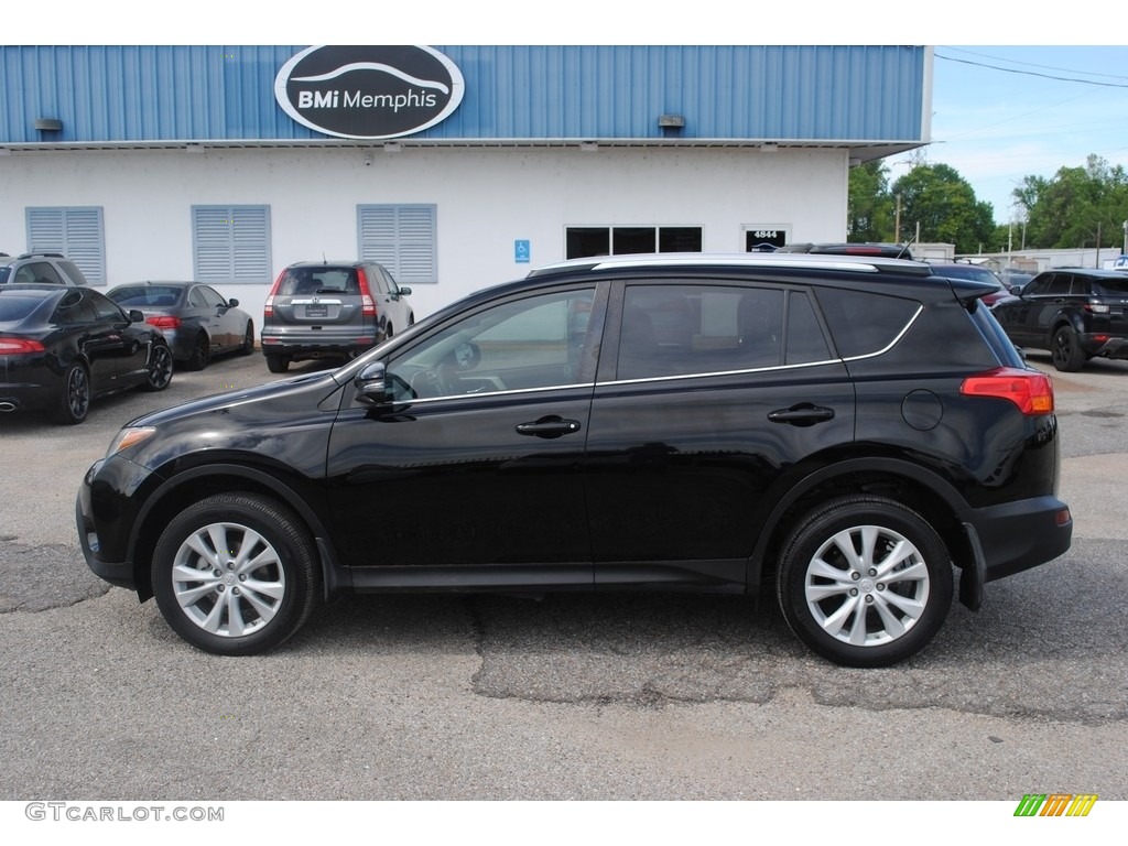 2013 RAV4 Limited AWD - Black / Black photo #2