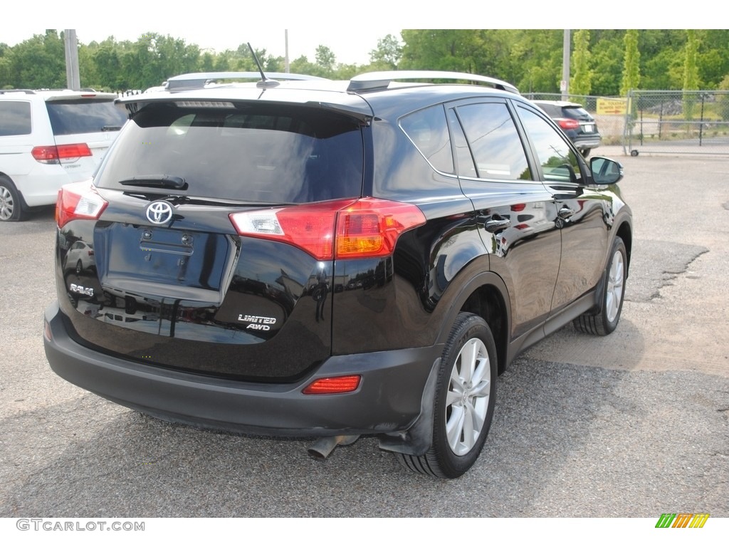 2013 RAV4 Limited AWD - Black / Black photo #5