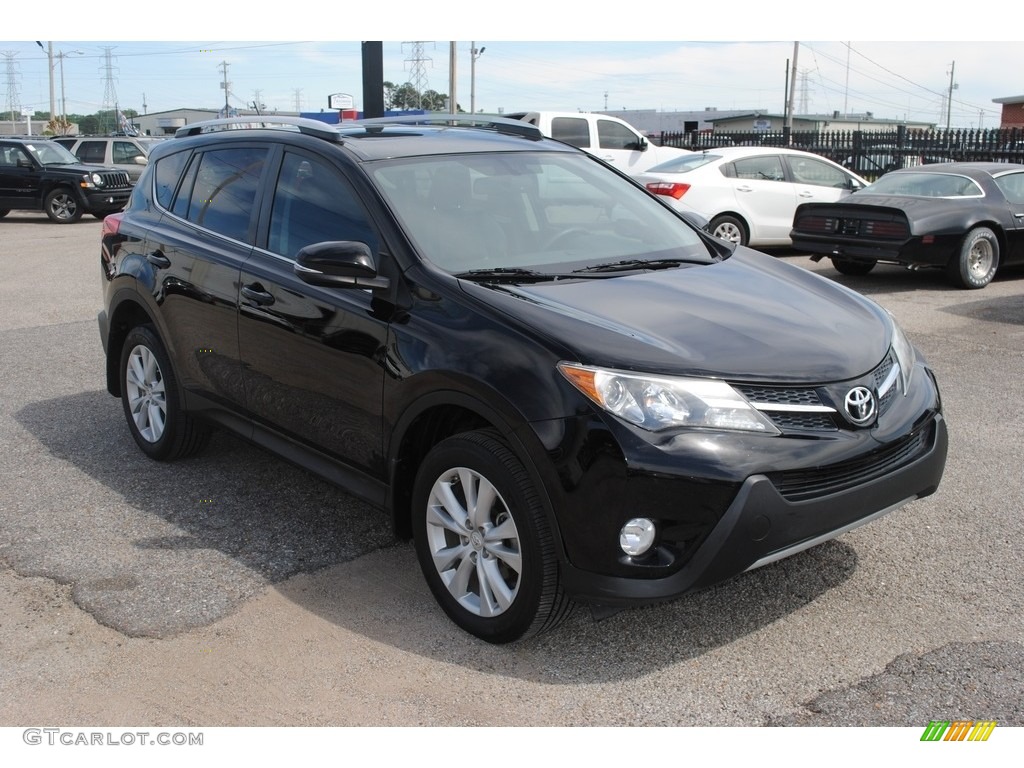 2013 RAV4 Limited AWD - Black / Black photo #7