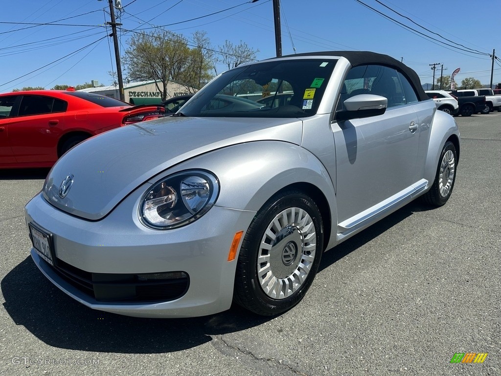 2016 Beetle 1.8T S - Moonrock Silver Metallic / Black photo #3
