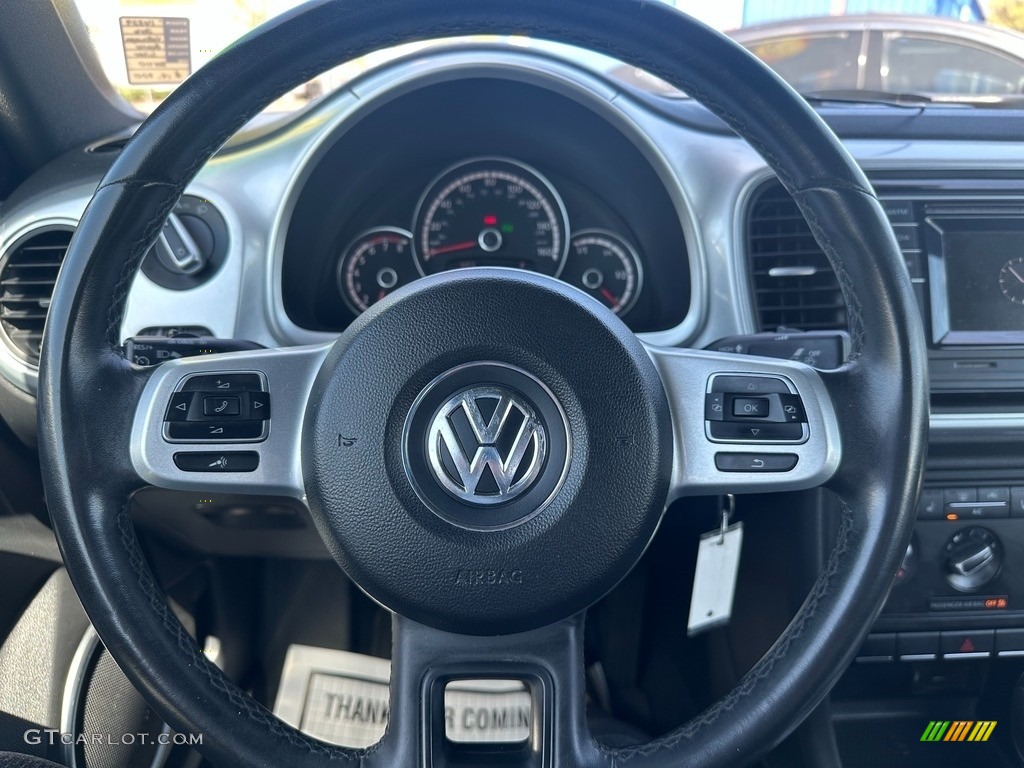 2016 Beetle 1.8T S - Moonrock Silver Metallic / Black photo #9