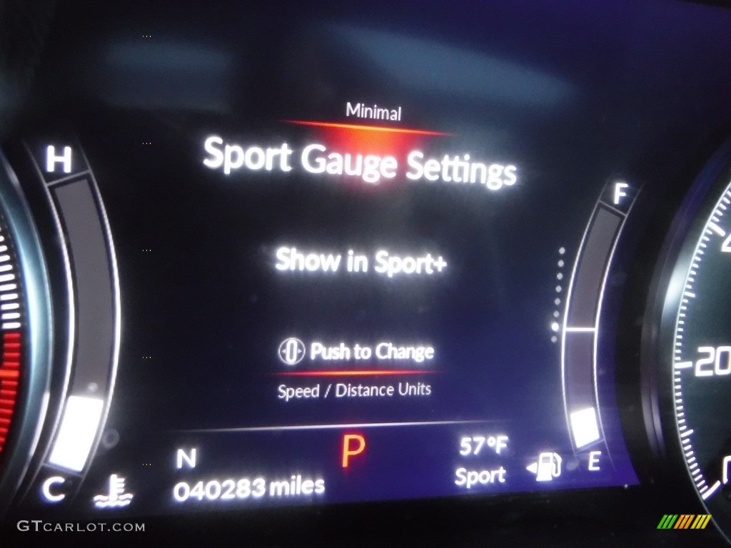 2020 RDX Technology AWD - Fathom Blue Pearl / Graystone photo #38