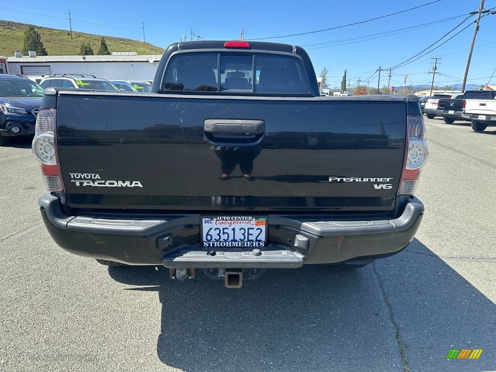 2011 Tacoma PreRunner Double Cab - Black / Graphite Gray photo #5