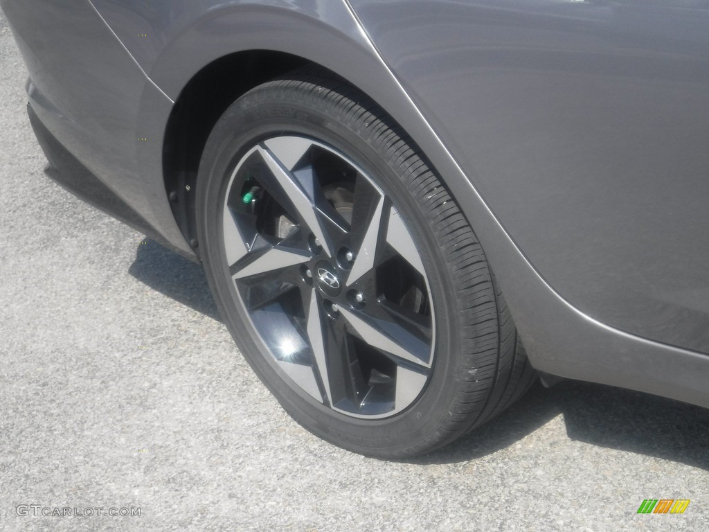 2021 Elantra Limited Hybrid - Electric Shadow / Black photo #3